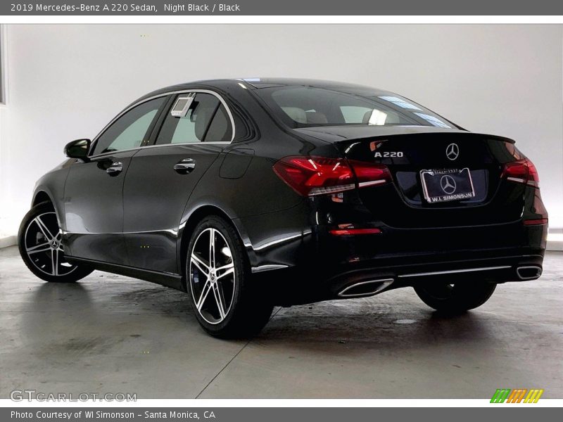 Night Black / Black 2019 Mercedes-Benz A 220 Sedan