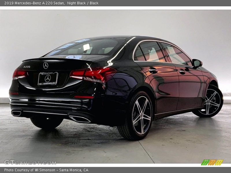 Night Black / Black 2019 Mercedes-Benz A 220 Sedan