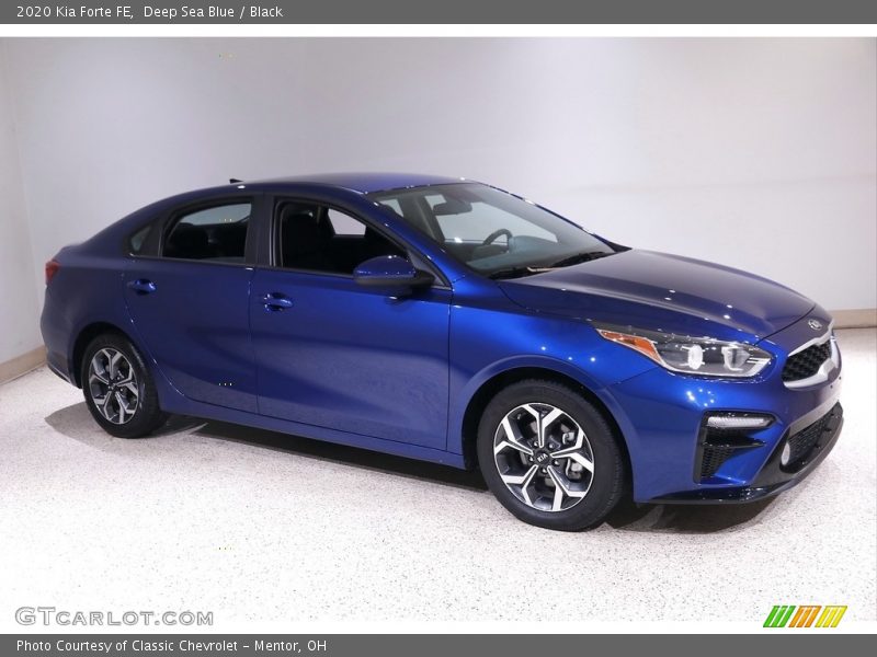 Deep Sea Blue / Black 2020 Kia Forte FE