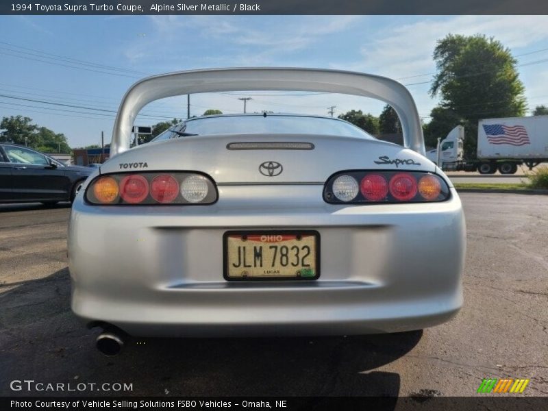 Alpine Silver Metallic / Black 1994 Toyota Supra Turbo Coupe