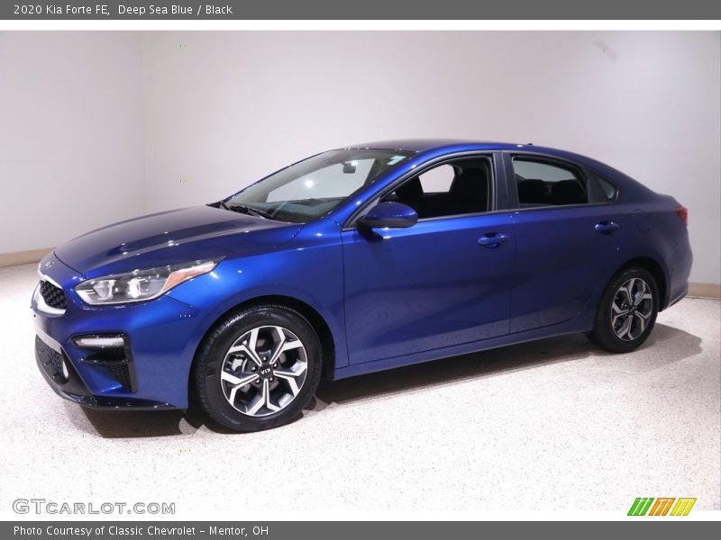 Deep Sea Blue / Black 2020 Kia Forte FE