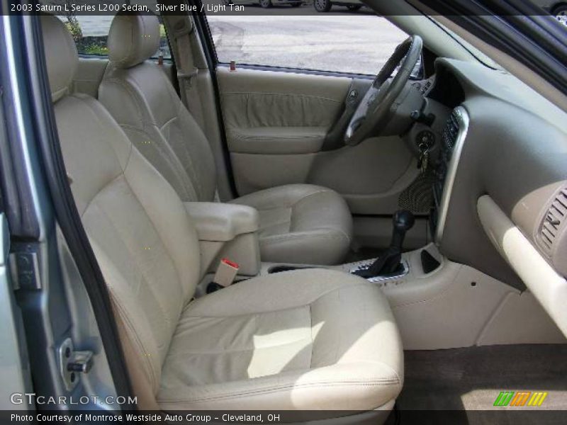 Silver Blue / Light Tan 2003 Saturn L Series L200 Sedan