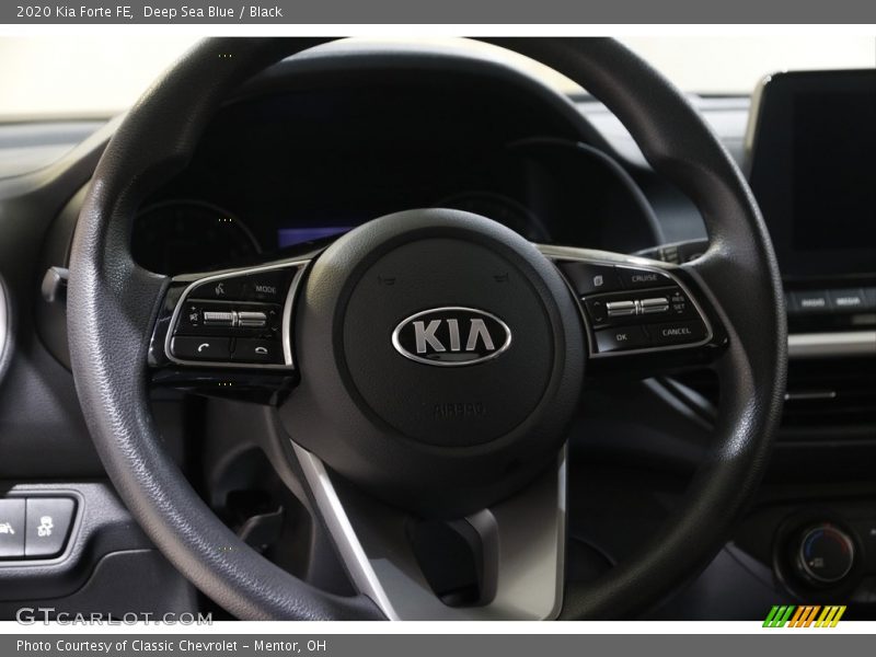 Deep Sea Blue / Black 2020 Kia Forte FE