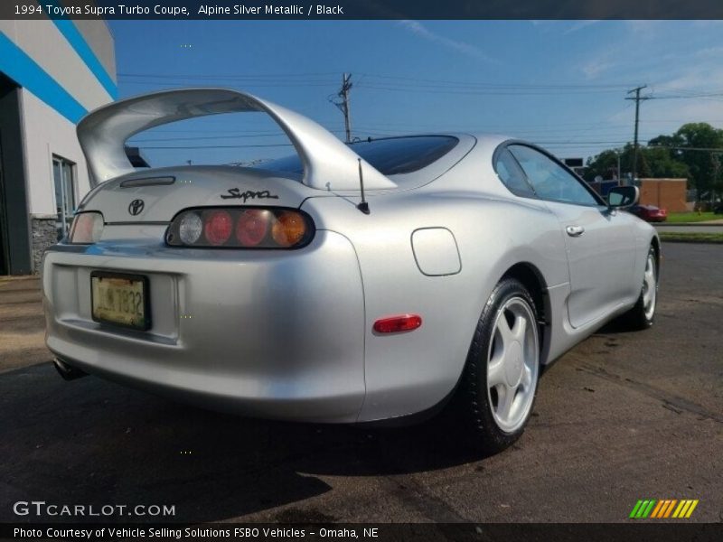 Alpine Silver Metallic / Black 1994 Toyota Supra Turbo Coupe