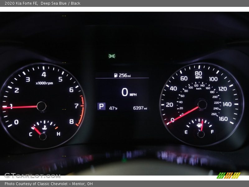Deep Sea Blue / Black 2020 Kia Forte FE
