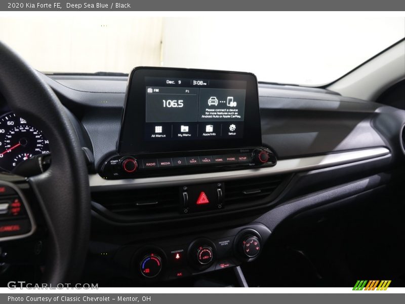 Deep Sea Blue / Black 2020 Kia Forte FE