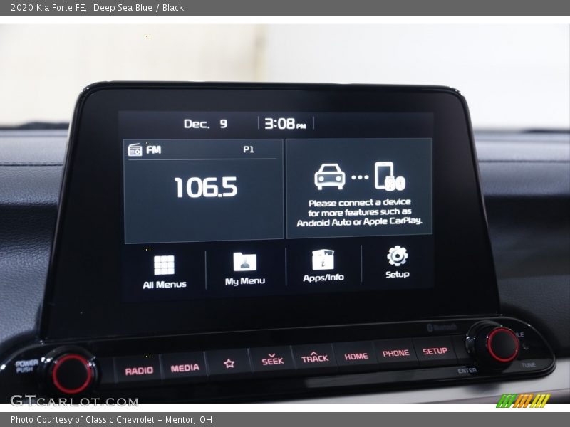 Deep Sea Blue / Black 2020 Kia Forte FE