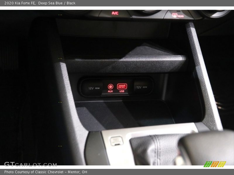 Deep Sea Blue / Black 2020 Kia Forte FE