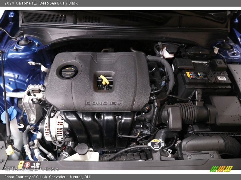 Deep Sea Blue / Black 2020 Kia Forte FE