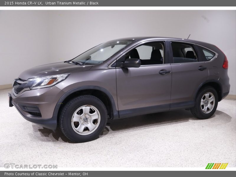 Urban Titanium Metallic / Black 2015 Honda CR-V LX