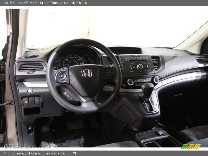 Urban Titanium Metallic / Black 2015 Honda CR-V LX