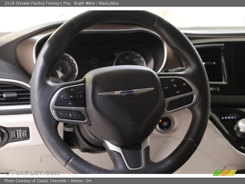 Bright White / Black/Alloy 2018 Chrysler Pacifica Touring L Plus