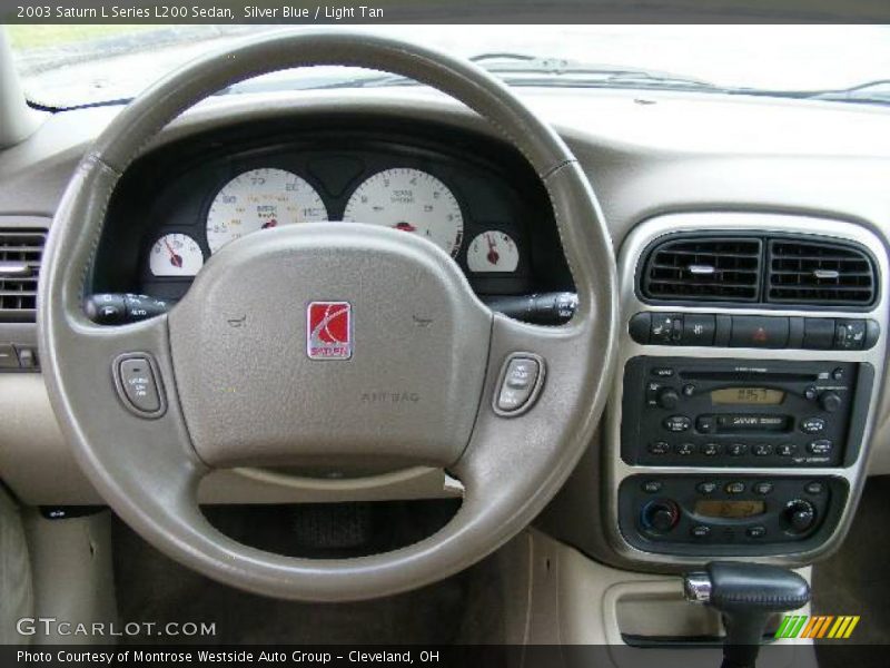 Silver Blue / Light Tan 2003 Saturn L Series L200 Sedan