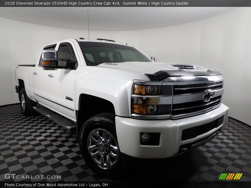 Front 3/4 View of 2018 Silverado 3500HD High Country Crew Cab 4x4