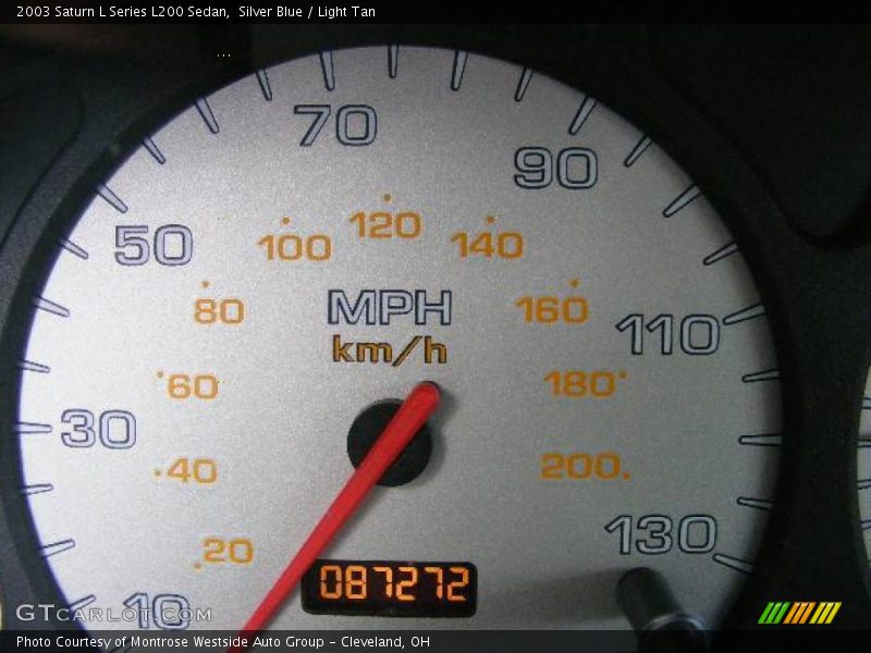 Silver Blue / Light Tan 2003 Saturn L Series L200 Sedan