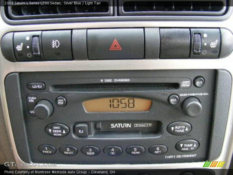 Silver Blue / Light Tan 2003 Saturn L Series L200 Sedan