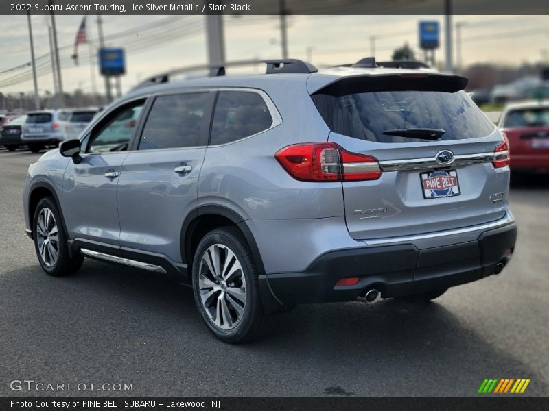 Ice Silver Metallic / Slate Black 2022 Subaru Ascent Touring