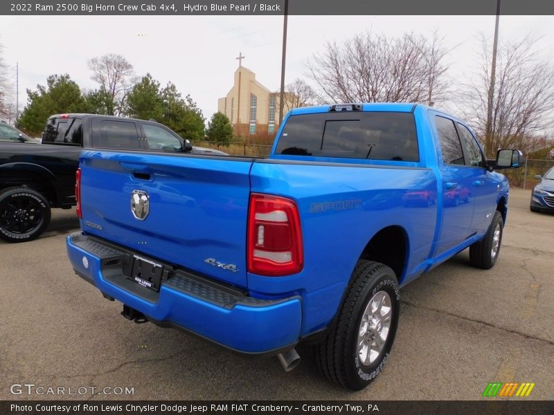 Hydro Blue Pearl / Black 2022 Ram 2500 Big Horn Crew Cab 4x4