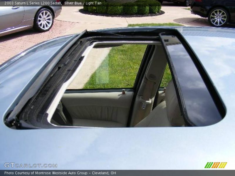 Silver Blue / Light Tan 2003 Saturn L Series L200 Sedan