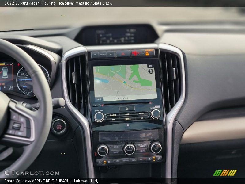 Ice Silver Metallic / Slate Black 2022 Subaru Ascent Touring