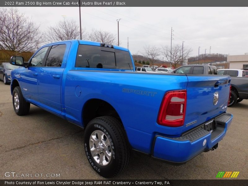 Hydro Blue Pearl / Black 2022 Ram 2500 Big Horn Crew Cab 4x4