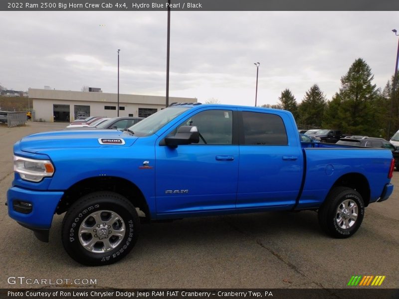 Hydro Blue Pearl / Black 2022 Ram 2500 Big Horn Crew Cab 4x4