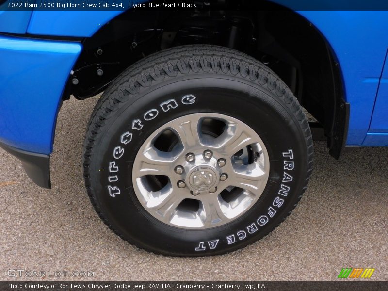 Hydro Blue Pearl / Black 2022 Ram 2500 Big Horn Crew Cab 4x4
