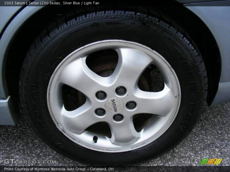 Silver Blue / Light Tan 2003 Saturn L Series L200 Sedan
