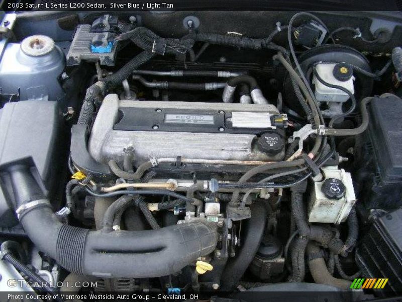 Silver Blue / Light Tan 2003 Saturn L Series L200 Sedan