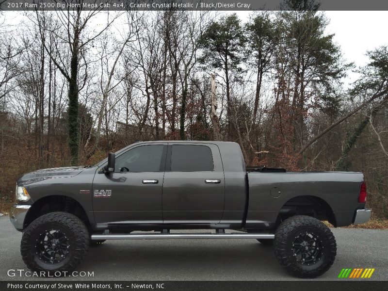 Granite Crystal Metallic / Black/Diesel Gray 2017 Ram 2500 Big Horn Mega Cab 4x4