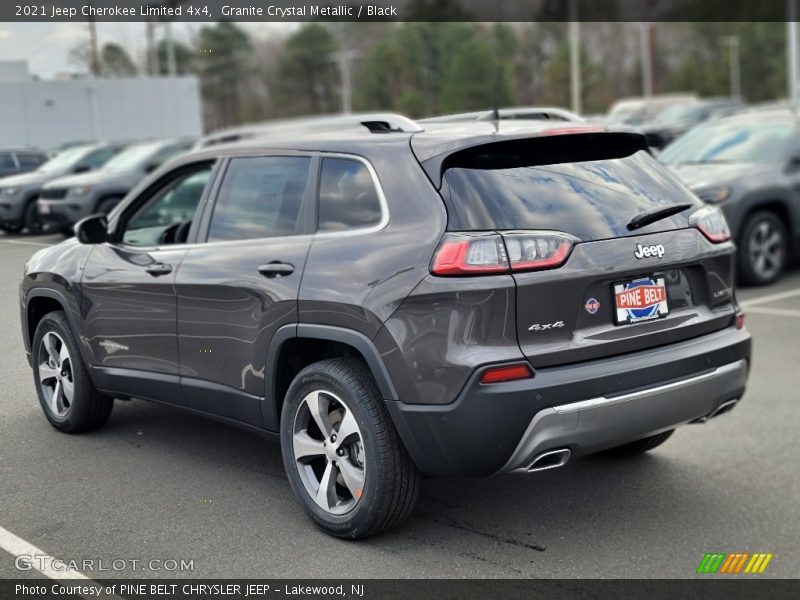 Granite Crystal Metallic / Black 2021 Jeep Cherokee Limited 4x4