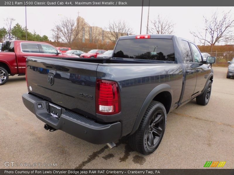 Maximum Steel Metallic / Black 2021 Ram 1500 Classic Quad Cab 4x4