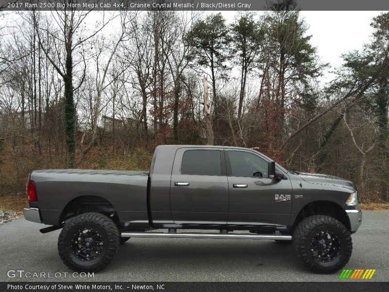 Granite Crystal Metallic / Black/Diesel Gray 2017 Ram 2500 Big Horn Mega Cab 4x4