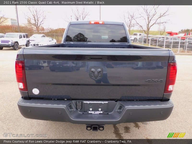 Maximum Steel Metallic / Black 2021 Ram 1500 Classic Quad Cab 4x4