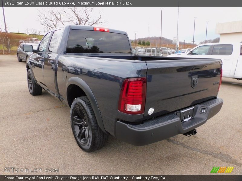 Maximum Steel Metallic / Black 2021 Ram 1500 Classic Quad Cab 4x4