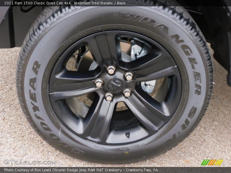 Maximum Steel Metallic / Black 2021 Ram 1500 Classic Quad Cab 4x4