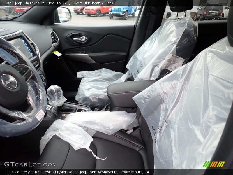 Hydro Blue Pearl / Black 2021 Jeep Cherokee Latitude Lux 4x4
