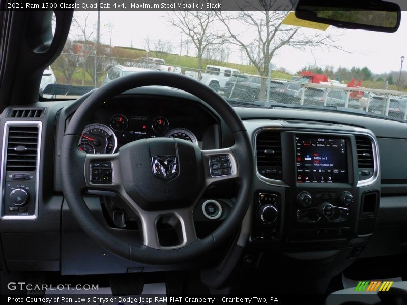 Maximum Steel Metallic / Black 2021 Ram 1500 Classic Quad Cab 4x4