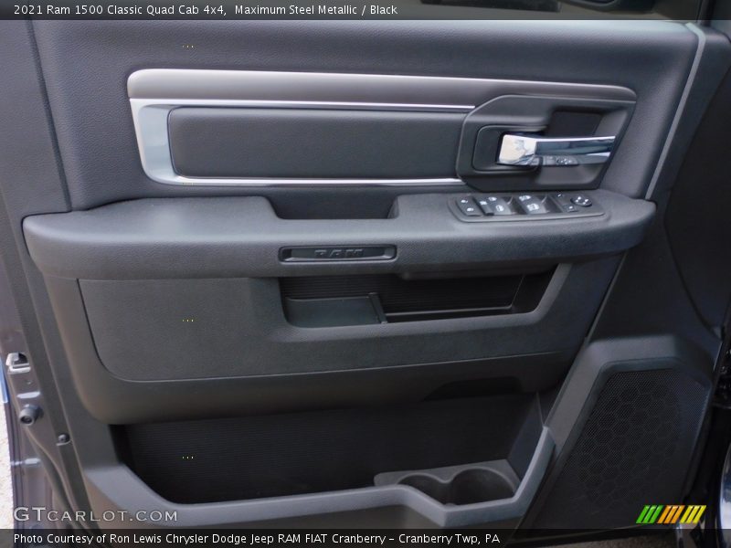 Maximum Steel Metallic / Black 2021 Ram 1500 Classic Quad Cab 4x4