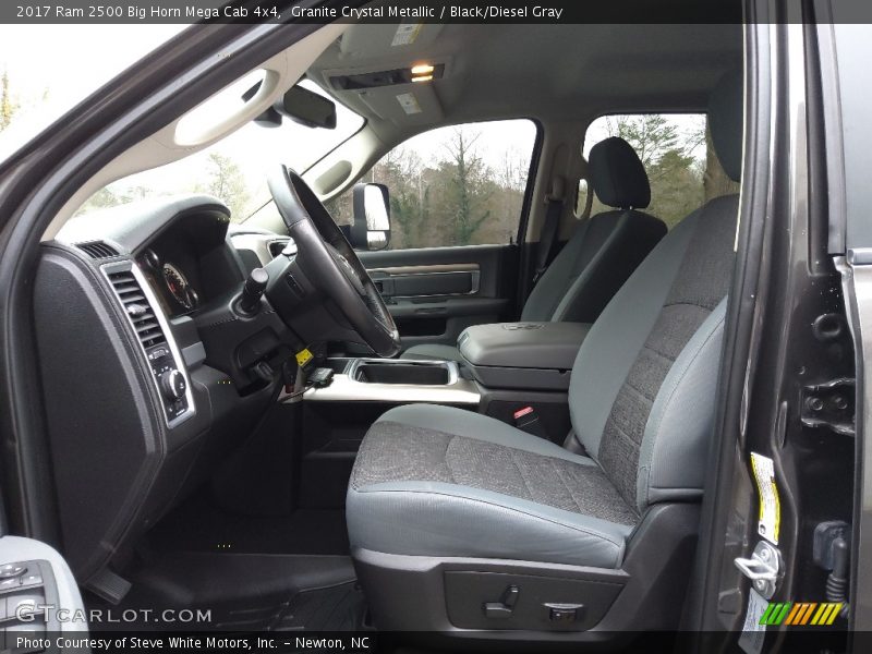 Granite Crystal Metallic / Black/Diesel Gray 2017 Ram 2500 Big Horn Mega Cab 4x4