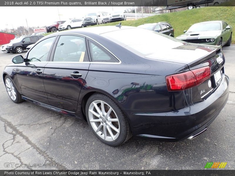 Brilliant Black / Nougat Brown 2018 Audi A6 2.0 TFSI Premium Plus quattro