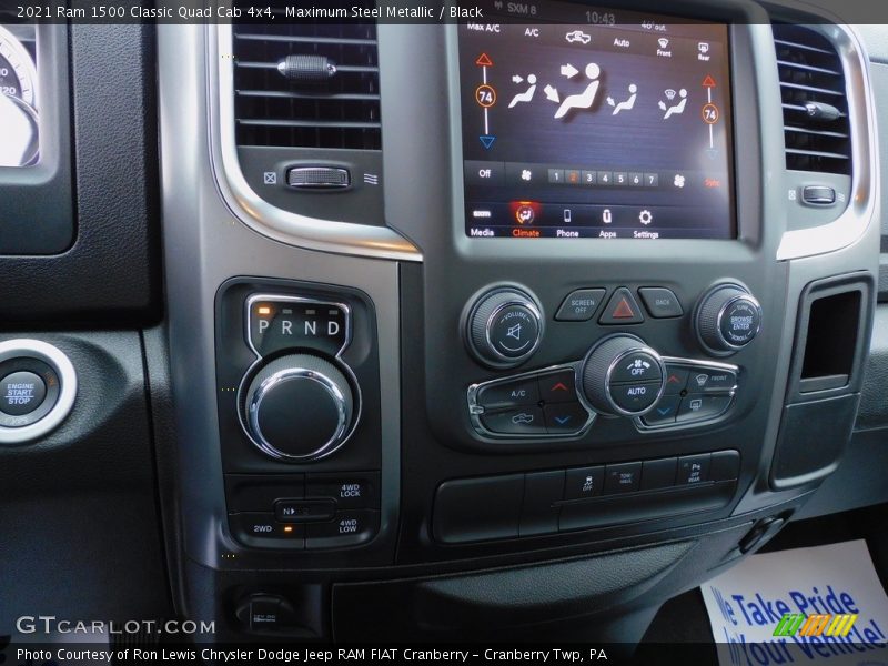 Maximum Steel Metallic / Black 2021 Ram 1500 Classic Quad Cab 4x4