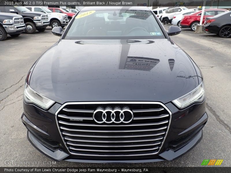 Brilliant Black / Nougat Brown 2018 Audi A6 2.0 TFSI Premium Plus quattro