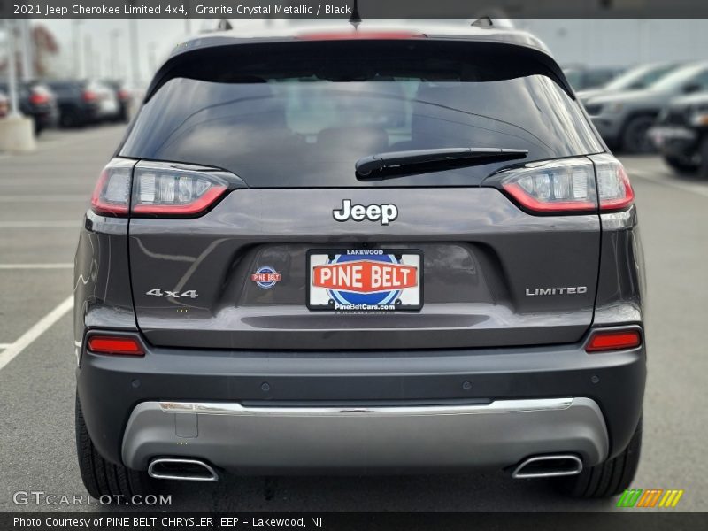 Granite Crystal Metallic / Black 2021 Jeep Cherokee Limited 4x4