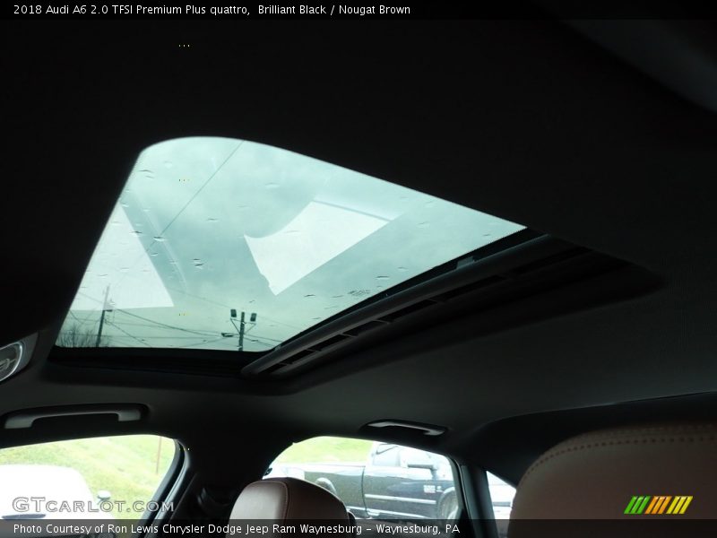 Brilliant Black / Nougat Brown 2018 Audi A6 2.0 TFSI Premium Plus quattro