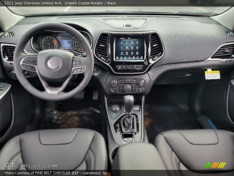 Granite Crystal Metallic / Black 2021 Jeep Cherokee Limited 4x4