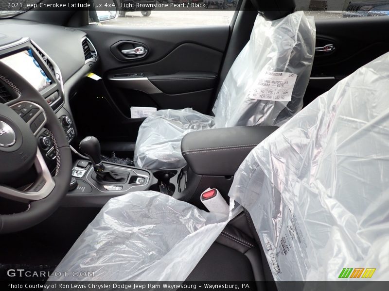 Light Brownstone Pearl / Black 2021 Jeep Cherokee Latitude Lux 4x4