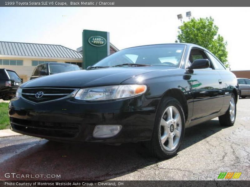 Black Metallic / Charcoal 1999 Toyota Solara SLE V6 Coupe