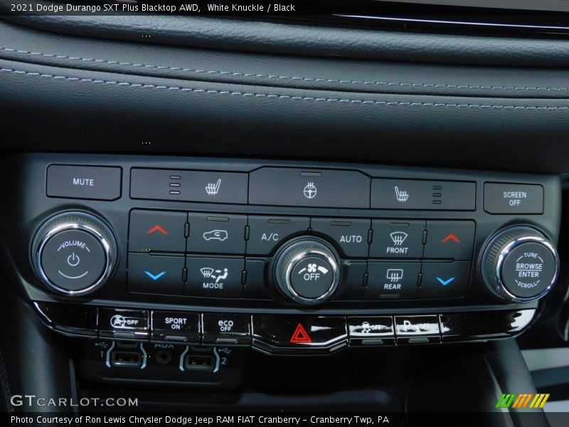 White Knuckle / Black 2021 Dodge Durango SXT Plus Blacktop AWD