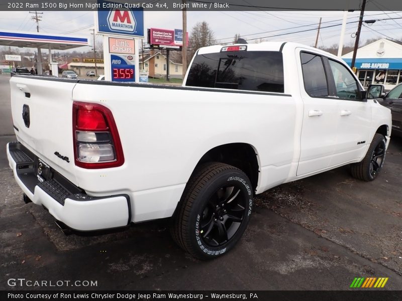 Bright White / Black 2022 Ram 1500 Big Horn Night Edition Quad Cab 4x4